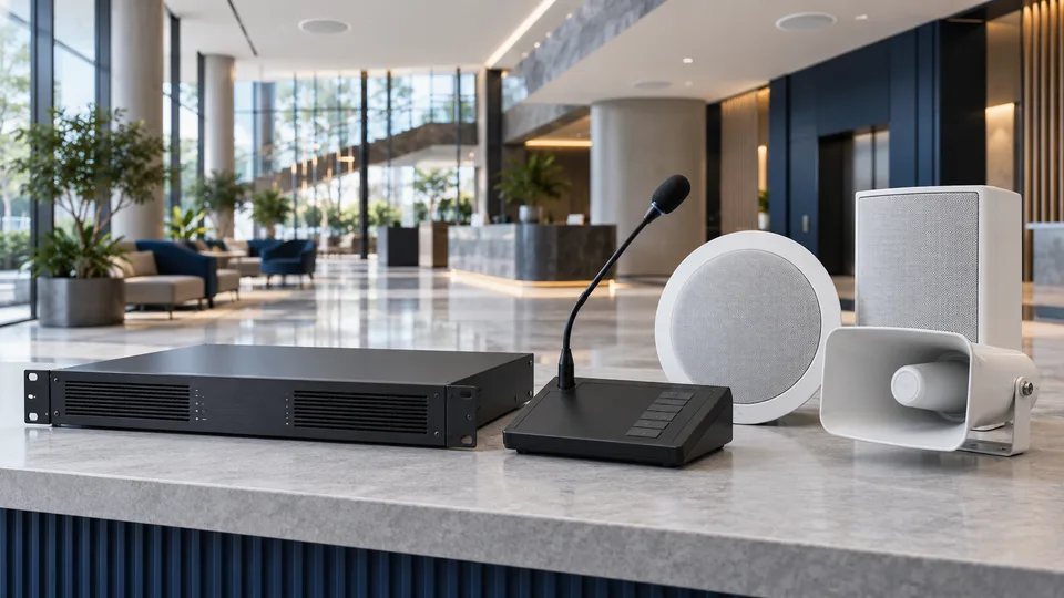 Public Address Systems — conceptual technical environment